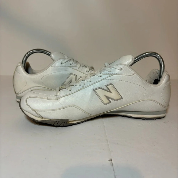 New Balance 442 Gray City Low Sneakers Shoes Womens 10.5 D White Gray Leather - Picture 3 of 9
